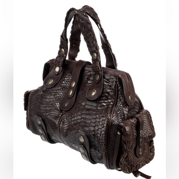 Chlóe Python Silverado Hobo - Picture 3 of 8